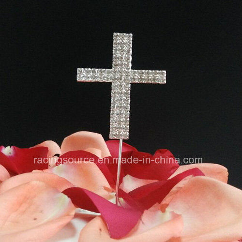 Rhinestone Cake Topper Deocration Cross Wedding Cake Topper