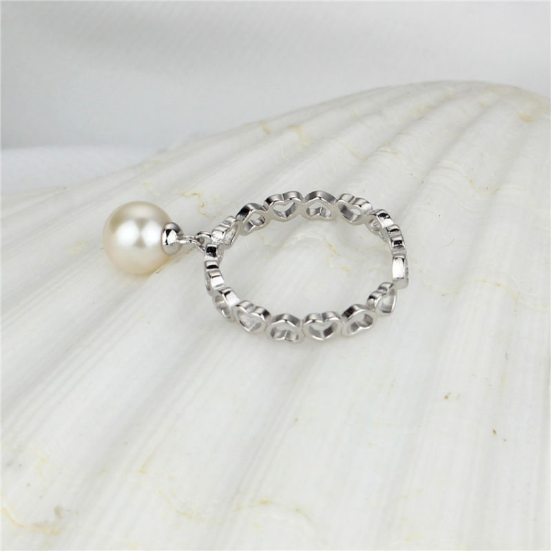 Sterling Silver Top Sales Freshwater Pearl Ring