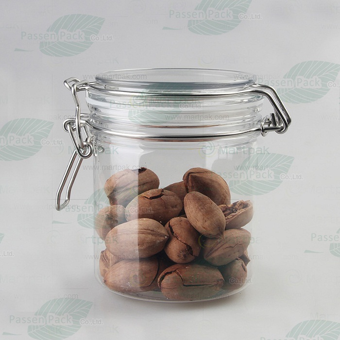 Food Grade Pet Plastic Container for Walnut, Pet Food Jar (PPC-58)