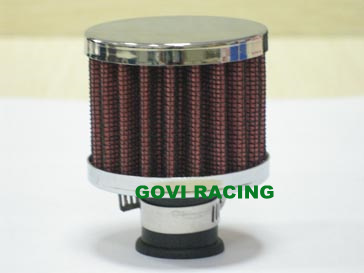 Black Motorcycle Air Filter 9/12/ 15mm Custom Filter