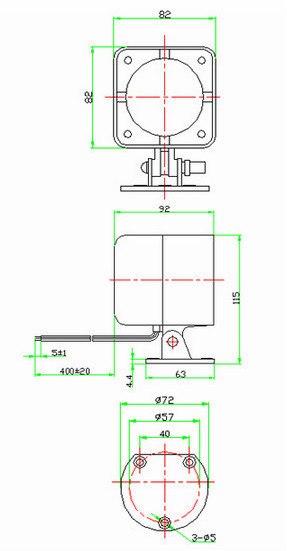 Alarm Siren Electronic Alarm Siren Car Alarm System (FBELE)