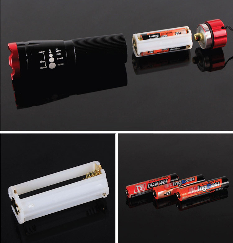 AAA Battery CREE LED Bike Light Flashlight