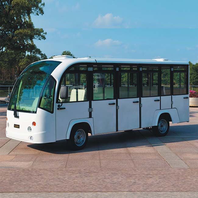 Hot Selling 14-Seats Electric City Bus with Doors for Sale (DN-14F)