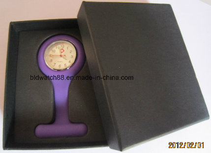 Promotinal Silicone Hanging Nurse Fob Watch with Japan Movement