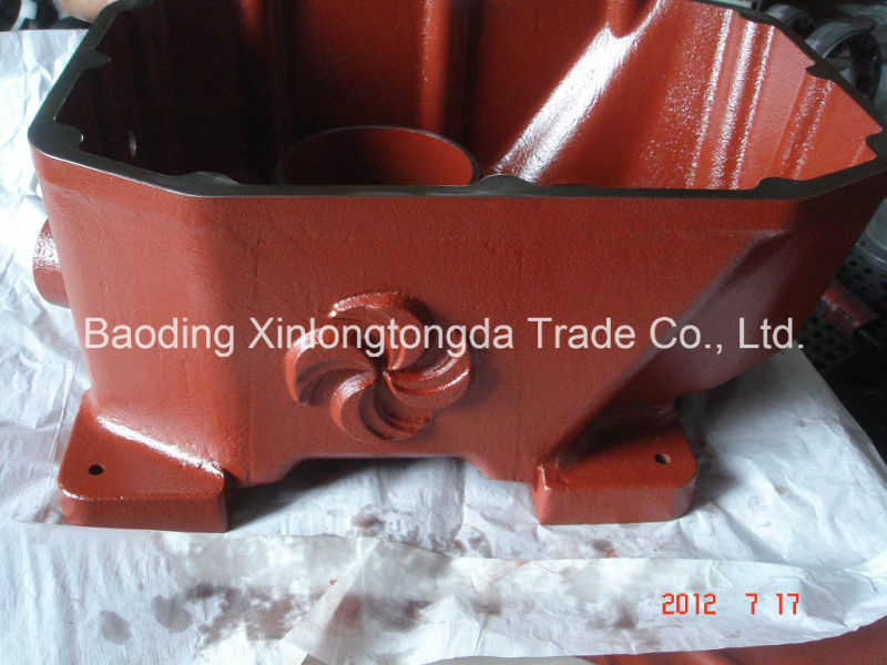 Sand Casting Gear Box with Painted Red