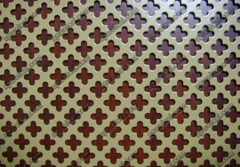Coloured Powder Coated Perforated Metal