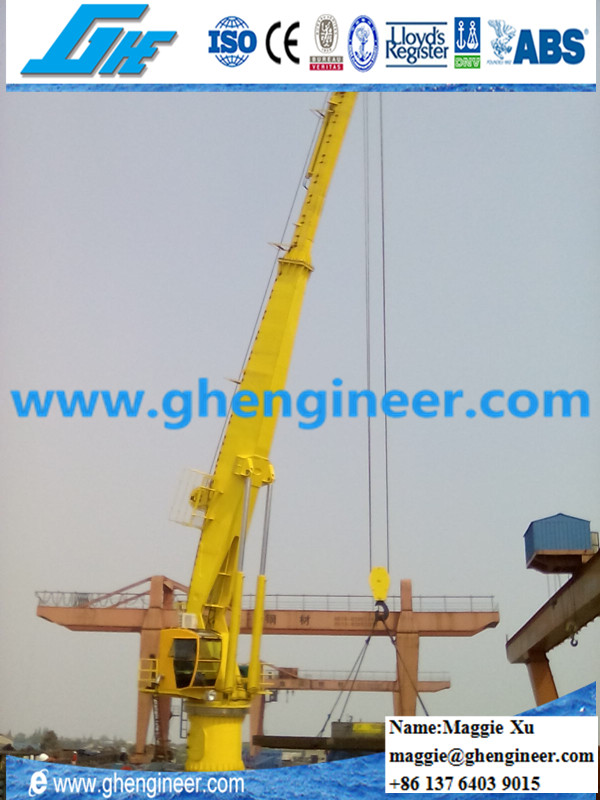 Hydraulic Deck Telescoping Boom Crane