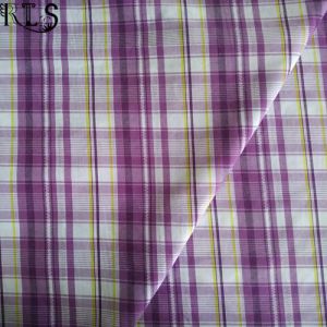 100% Cotton Poplin Woven Yarn Dyed Fabric for Shirts/Dress Rlsc50-23