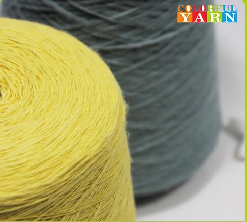 100% Slub Cotton Yarn for Scarf and Socks