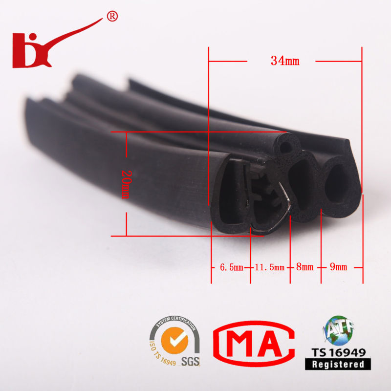 Competitive Auto Part Rubber Door Weather Waterstopper Seal Strip