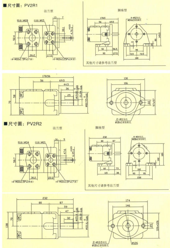 High Pressure Fixed Displacement Vane Pump