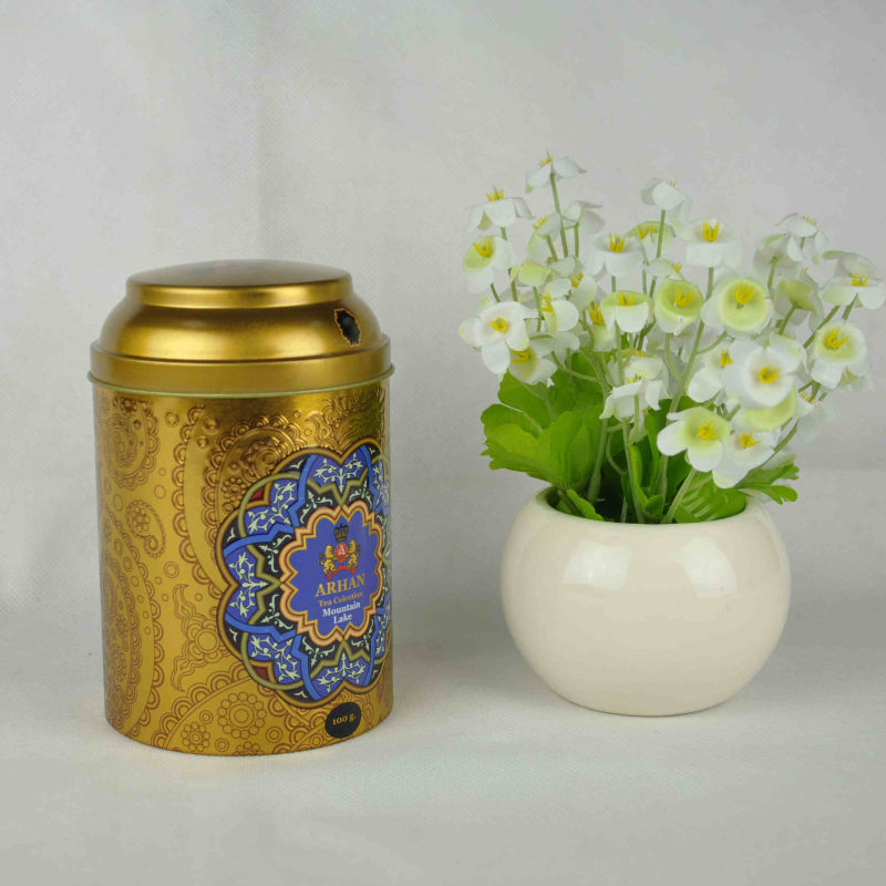 Wholesale Custom Round Tea Tin Can