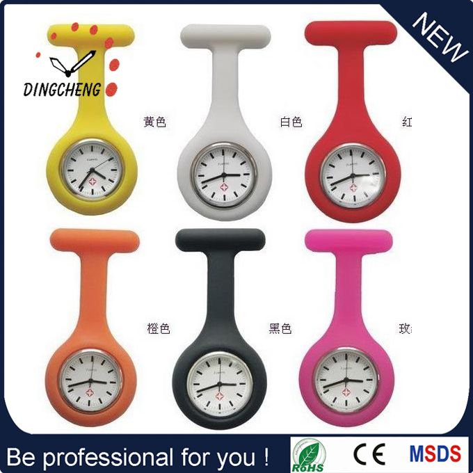 2015 New Style Promotion Silicone Gift Nurse Watch (DC-908)