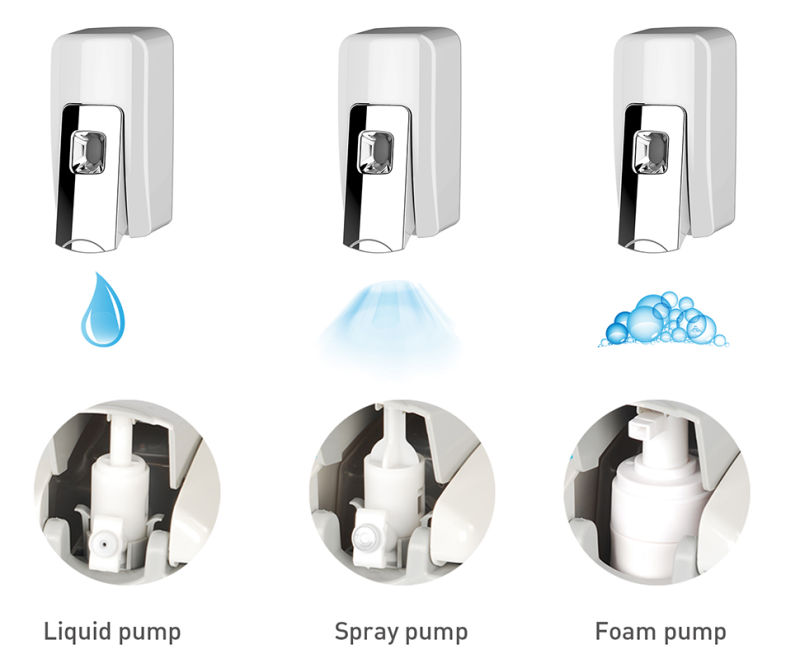 Refillable Wall Mounted Liquid Hand Soap Dispenser (VX687)