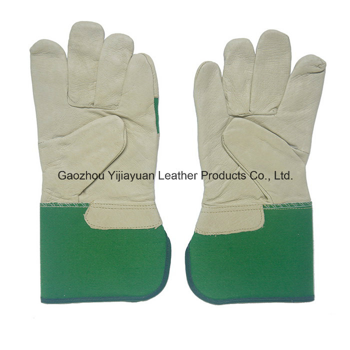 Pig Skin Safety Working Gloves for Riggers