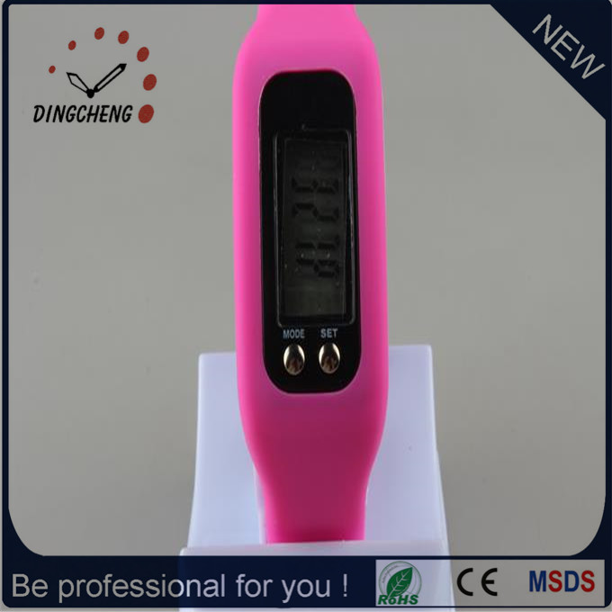 Hot Sale Pedometer Watch Silicone Watch for Kids Wristwatch (DC-JBX054)