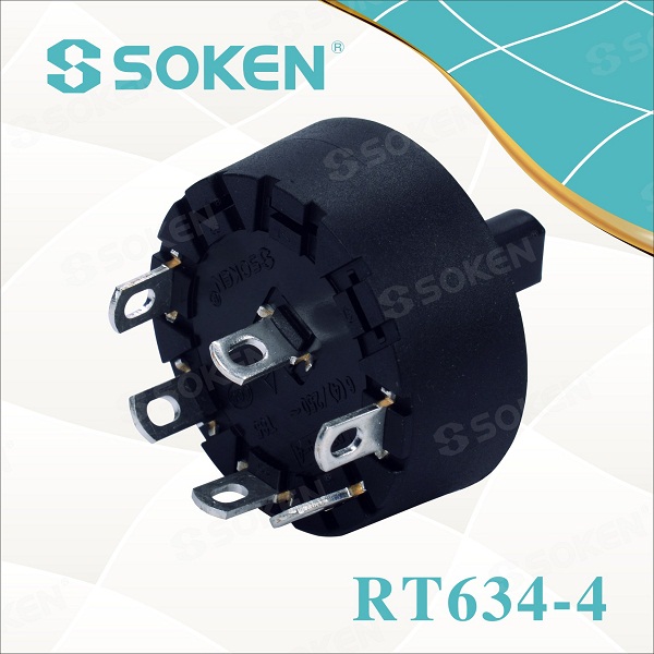 Blender 5 Position Rotary Switch 6 (4) a 250V T85