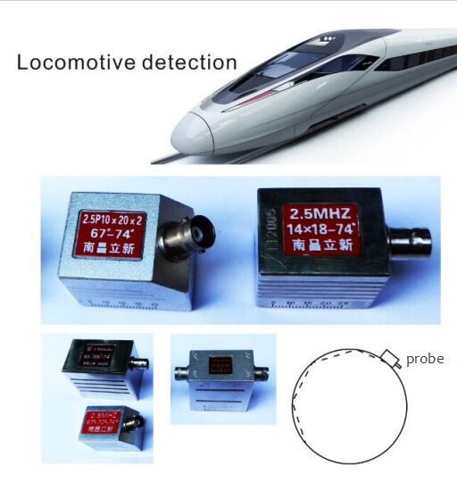 Dual Flush Probe, NDT Ultrasonic Straight Transducer, BNC (C5/C6/Q6/Q9) Connector (GZHY-Probe-005)