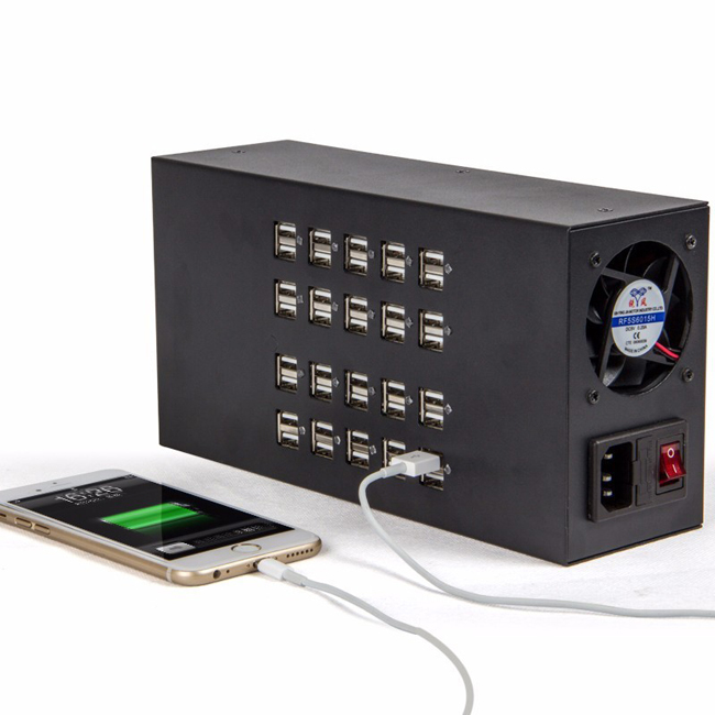 40 Ports 300W 60A USB Power Socket Charger Station Home USB Charger Adaptor