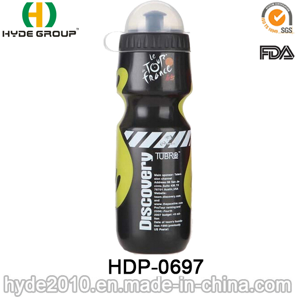 Portable BPA Free PE Plastic Sport Water Bottle (HDP-0697)