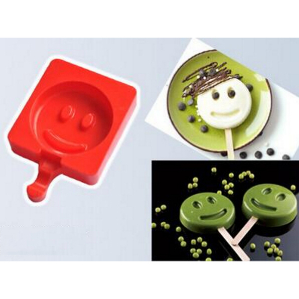 Smile Shape Food Grade Silicone Ice Cream Mould