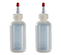 120ml Clear LDPE Bottle with Point Mouth Lid