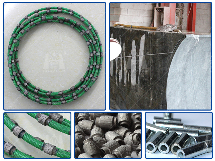 Squaring Diamond Slitting Wire Saw Made From China