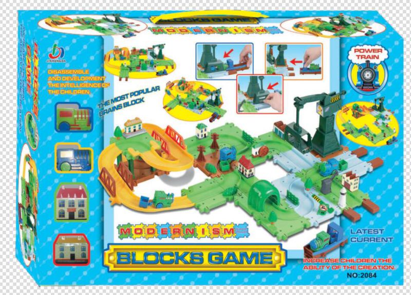 Blocks Game Track Toys Train Series