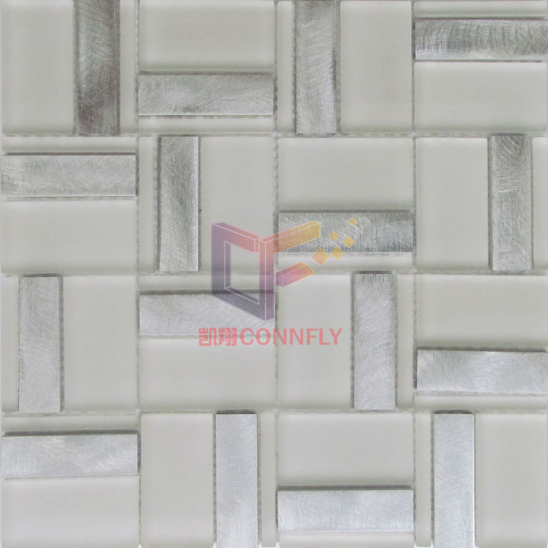 Matt Face Crystal Mix Bronze Color Aluminium Mosaic Tile (CFA102)