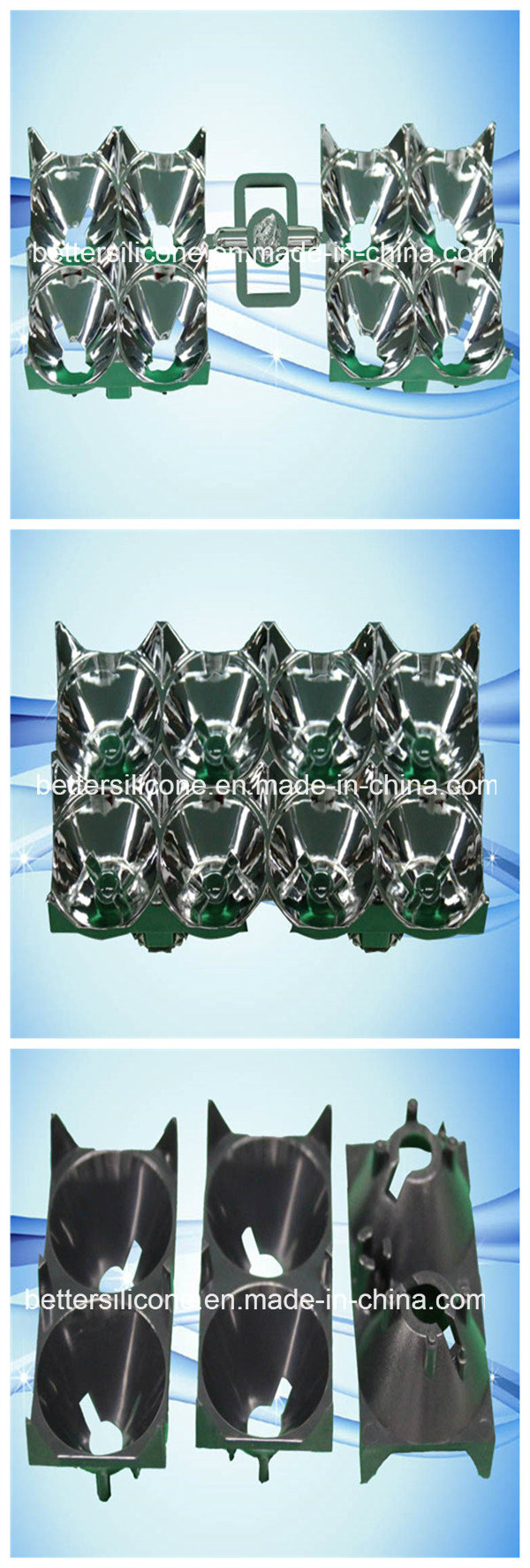 Electroplating Aluminum Coated LED Light Cover