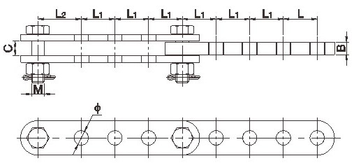 PT Type Adjusting Plate Used for Connection