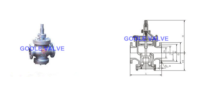 Pilot Operate Piston Steam Pressure Reducing Valve (RP-1H-GVPR11)