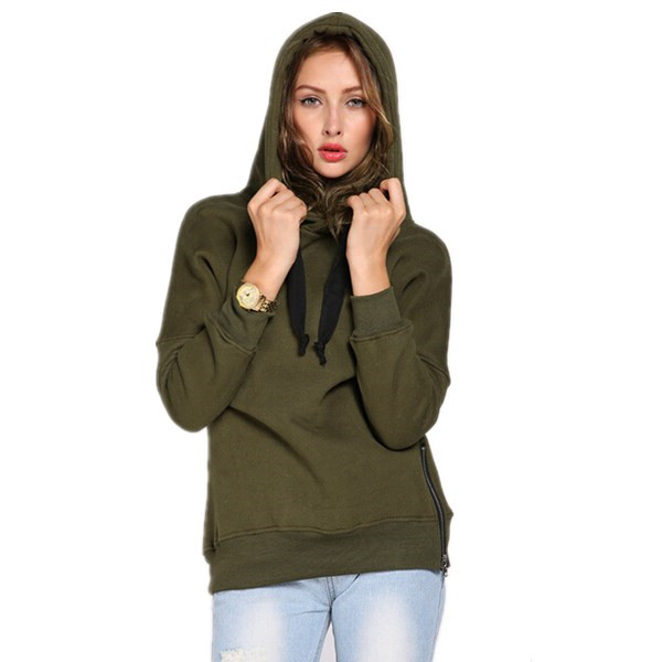 Autumn Winter Women Casual Jacket Thick Warm Pullover Hoodies