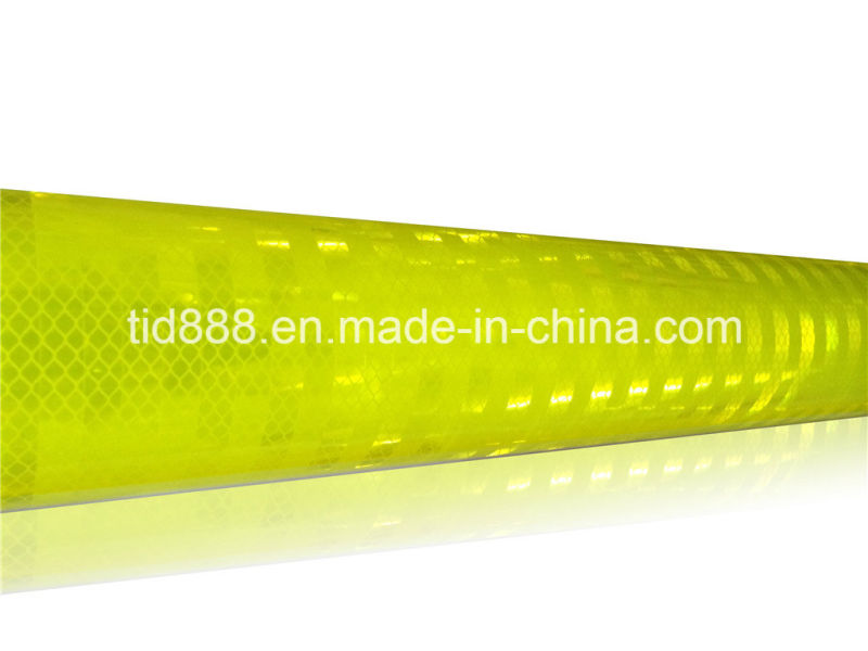 Fluorescent Yellow Green High Intensity Prismatic Reflective Sheeting for Traffic Safety