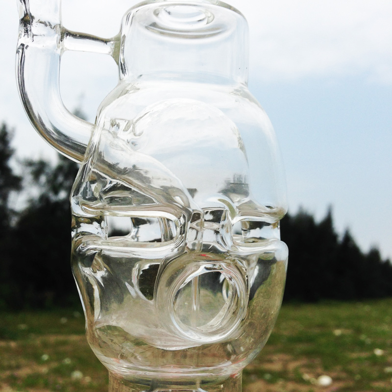 War Ghost Mask Design Glass pipe Water Pipes Tool (ES-GB-256)