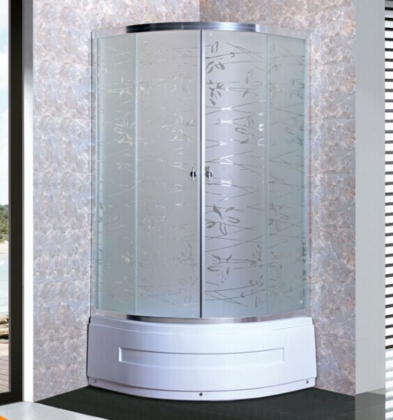 Acid Glass Shower Enclosure (ADL-8035D)