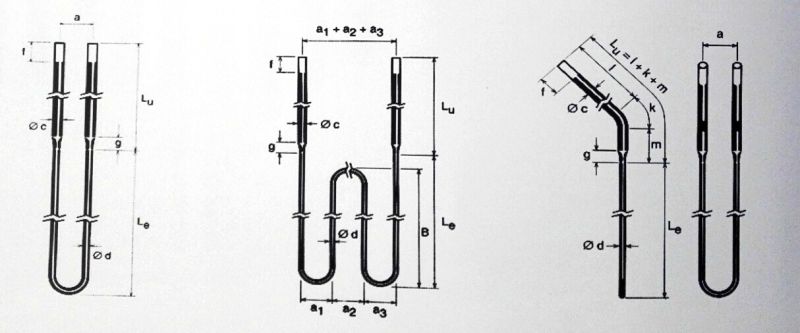 U Shape Mosi2 Heater