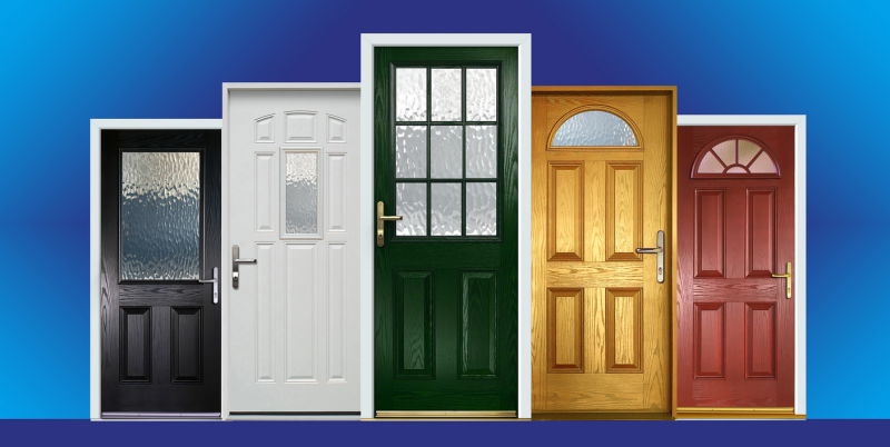 Fangda Latest Popular Style Fiberglass Entrance Door