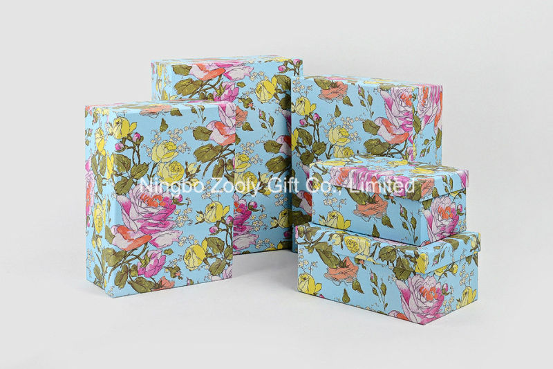 Wholesale Customized Flower Printing Paper Gift Packaging Boxes