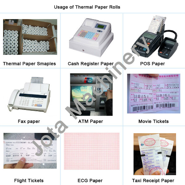 Jt-Slt-900 ATM Paper POS Paper Cash Register Paper Slitting Rewinding Machine