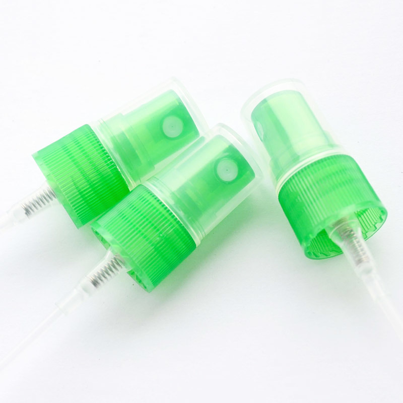 Green Color Plastic Mist Spray for Cosmetic Bottle (NS12)