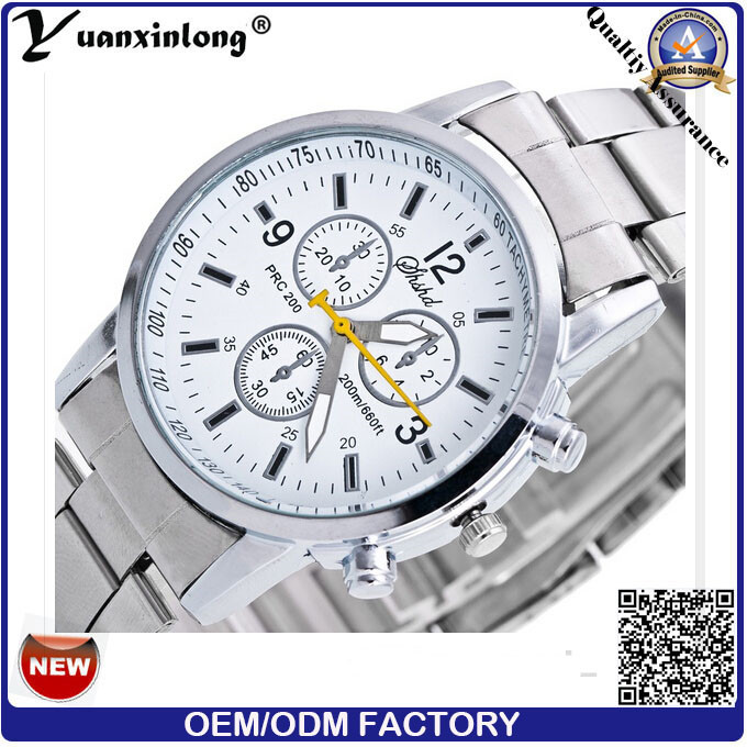 Yxl-328 Hottest Multiple Time Zone Brand Stainless Steel Chronograph Clock Hand Business Mens Wrist Watch