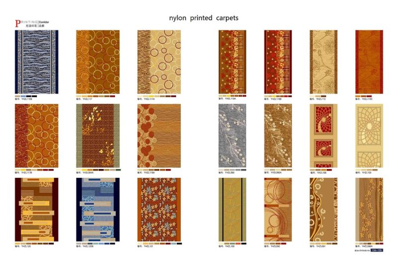 High Quality Machine Made Nylon Printed Hotel Carpet
