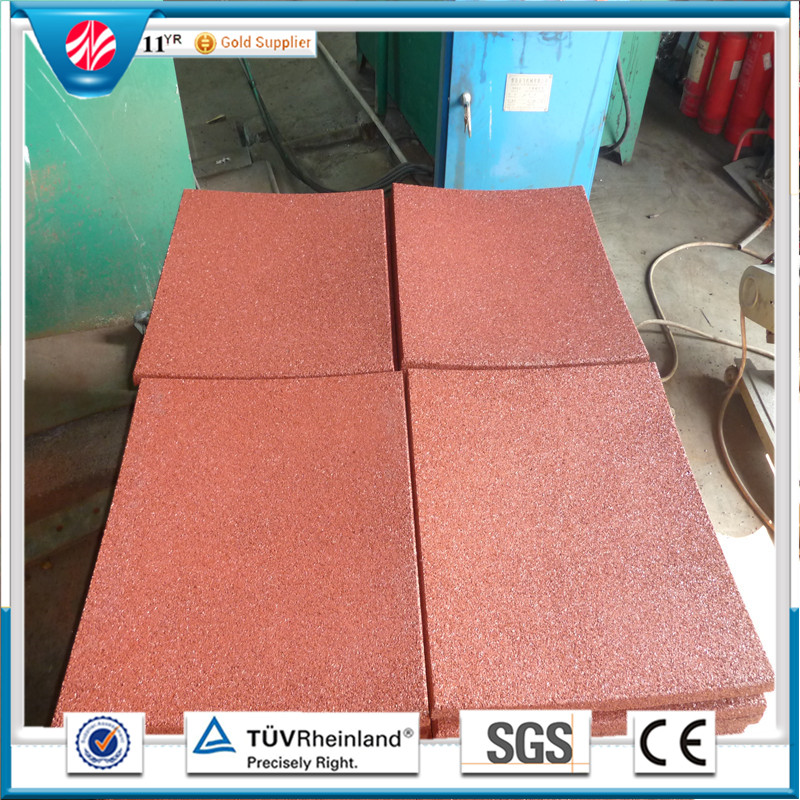 Anti-Slip Rubber Tile Wearing-Resistant Rubber Tile Rubber Floor Tile Gym Rubber Tile