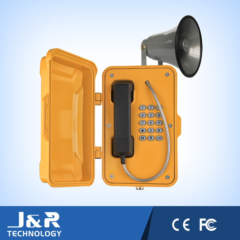 Broadcasting Waterproof Phone, Emergency Intercom Phone, Industrial Alert Phone