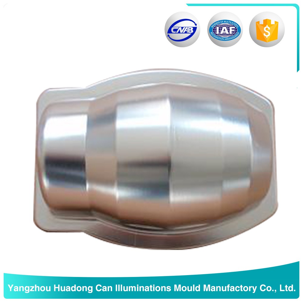 Anodized street light lamp housing safety reflector