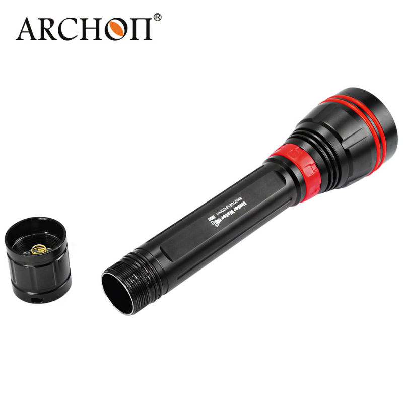 Rechargeable Aluminum Alloy LED Diving Light with 4*CREE XP- L LED 4000lumens