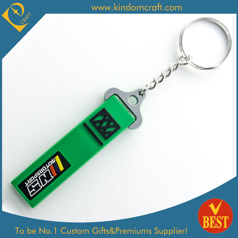 Fashion Design Rubber Keychain for Promotion