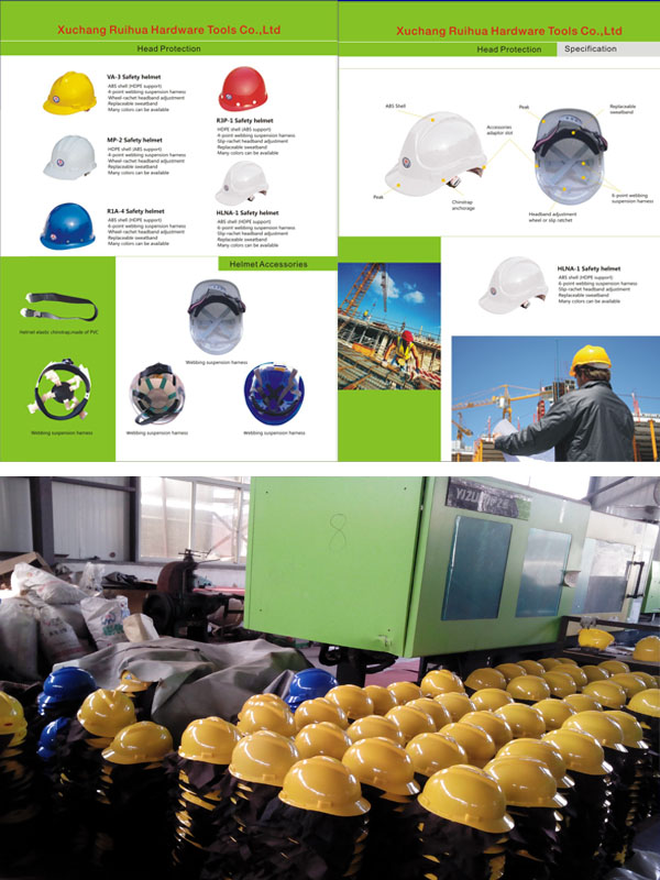 Ventilation on Top Safety Helmet (HLNP-2) , Ce En397 Safety Helmet/ High Density Industrial Polypropylene Shell Safety