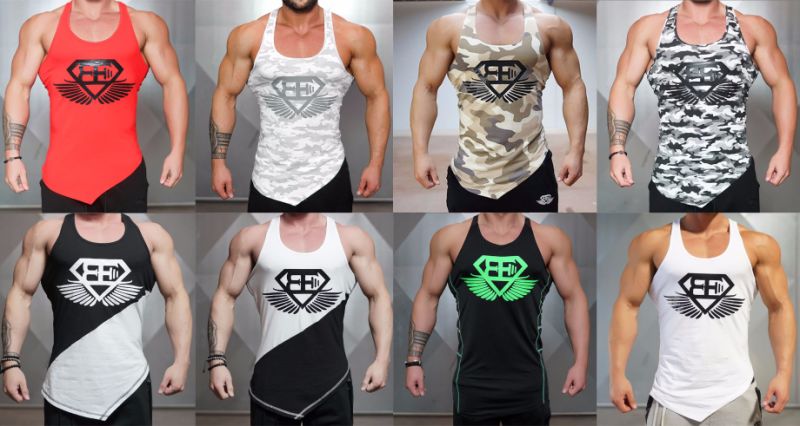 Fitness Men's Vest Undershirt Undershirt Tank Tops